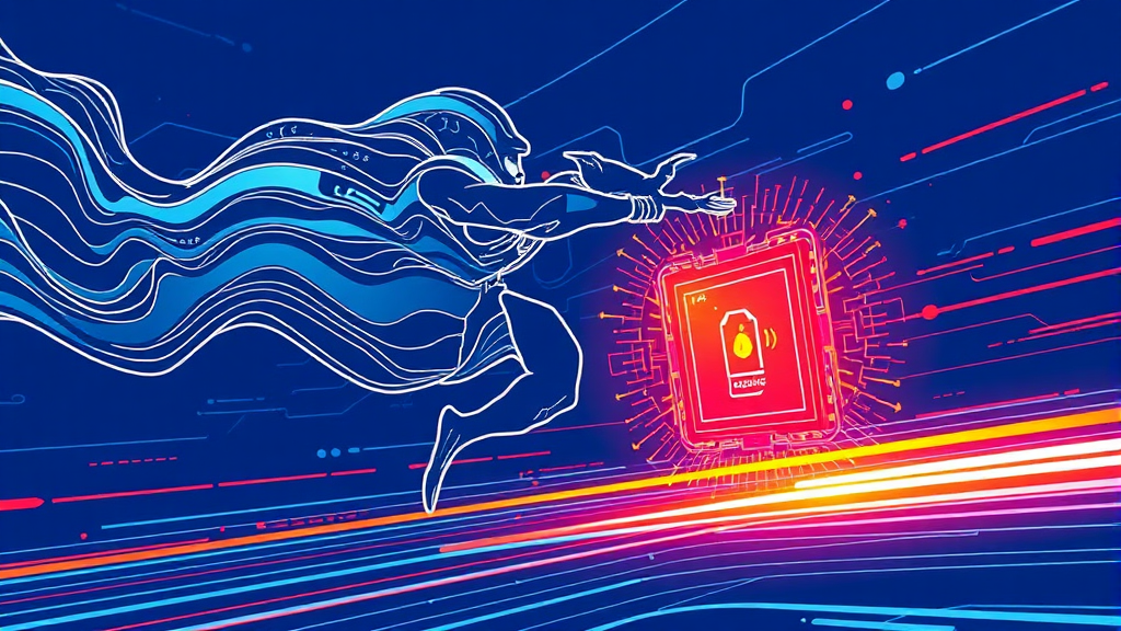 성능의 진화: 엑시노스 2600 칩셋과 향상된 스펙 (illustration 스타일)