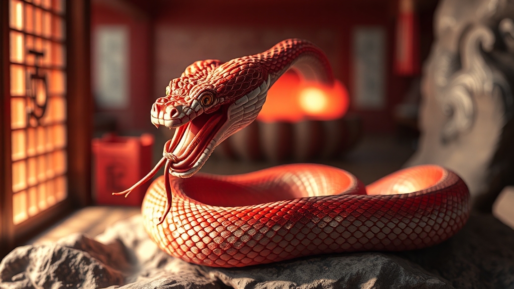 2026년 뱀띠 나이별 운세 (realistic 스타일)