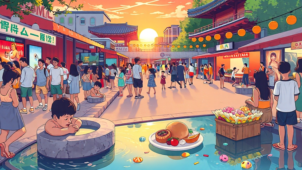 교통 정보 및 편의시설 (illustration 스타일)