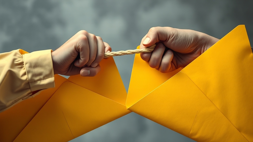 노동계 vs 경영계 입장 차이 (realistic 스타일)