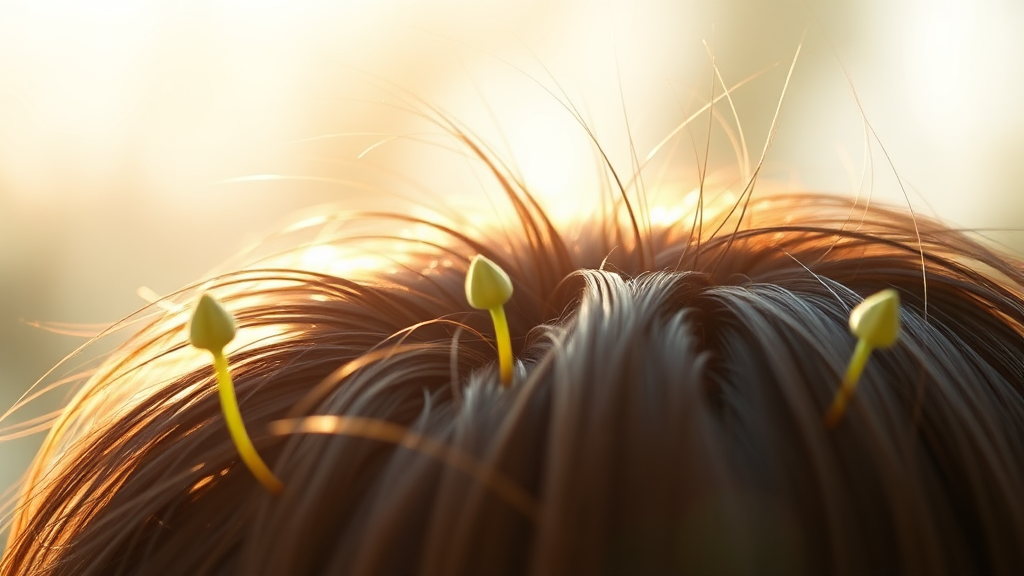 탈모 치료제 시장 현황 (realistic 스타일)