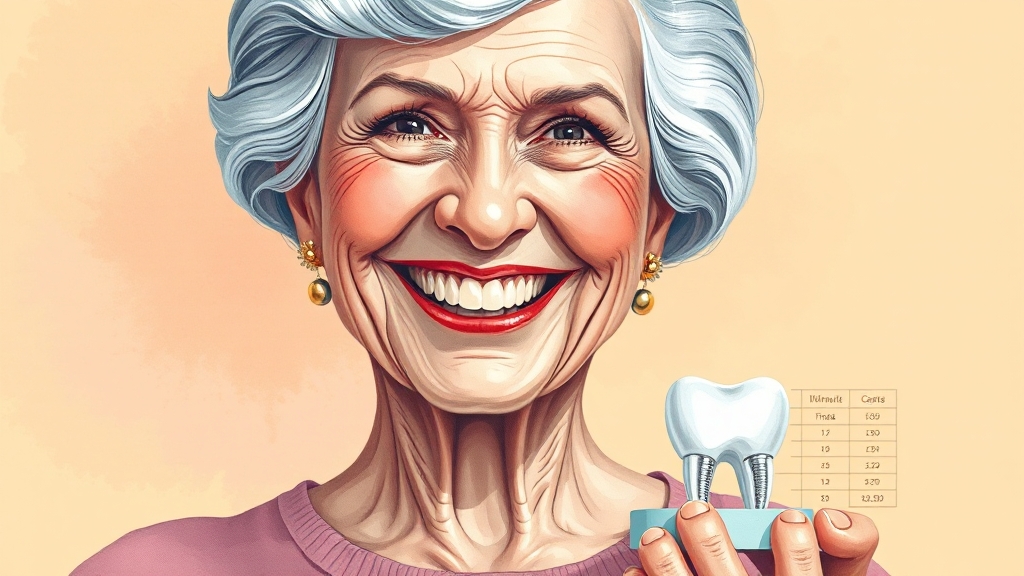 임플란트 vs 틀니, 나에게 맞는 선택은? (illustration 스타일)