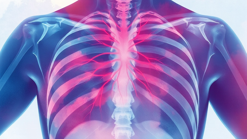 늑간신경통 진단 방법 (watercolor 스타일)