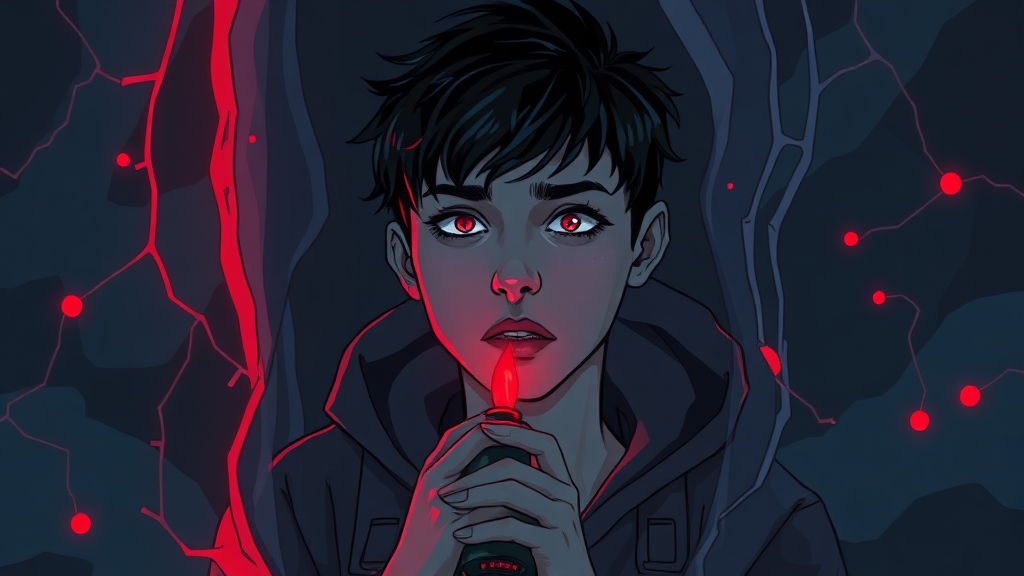 청년 당뇨병의 위험성과 합병증 (illustration 스타일)