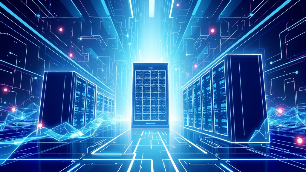 HBM4: 삼성전자의 AI 반도체 시장 주도 전략 (illustration 스타일)