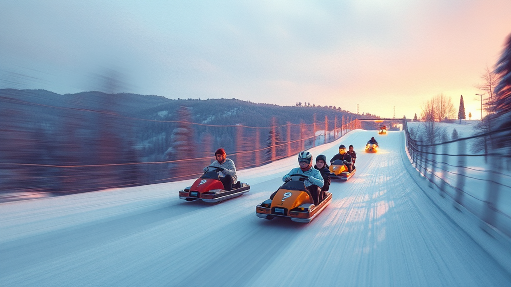 루지월드 코스, 뭐가 특별할까? (watercolor 스타일)