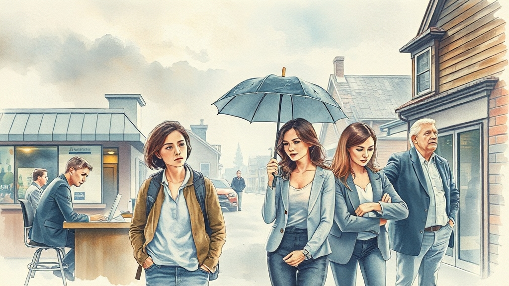 계획 변경 시 대처법 (watercolor 스타일)