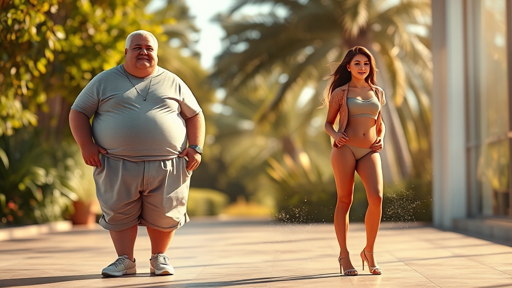 비만 치료제 시장, 지각 변동? (realistic 스타일)