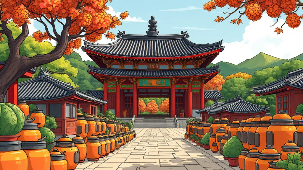 항아리 정원의 특징과 의미 (cartoon 스타일)