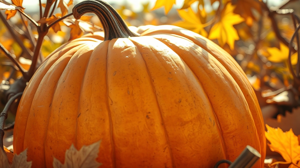 늙은 호박 효능 (realistic 스타일)