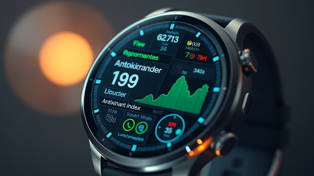 새로운 헬스케어 센서 기술 혁신 (realistic 스타일)