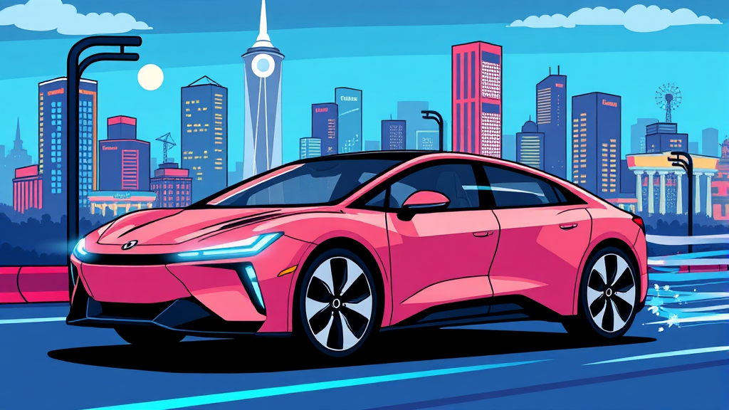 2026 그랜저 하이브리드 연비 정보 (cartoon 스타일)