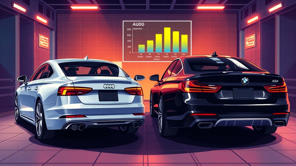 가격, 옵션, 유지비 비교 (cartoon 스타일)