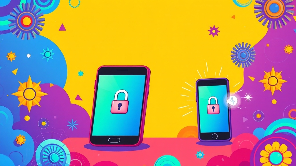 유심 잠금 해제 후, 이것만 기억하세요! (cartoon 스타일)