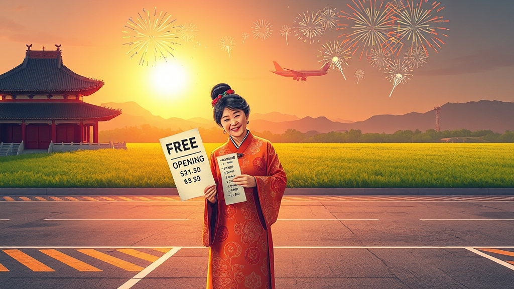 무료 개방, 언제부터 언제까지? (illustration 스타일)