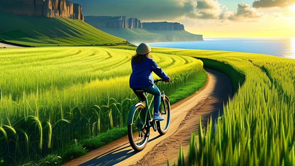 가파도 여행 코스: 둘레길, 올레길, 숨겨진 명소 탐방 (realistic 스타일)