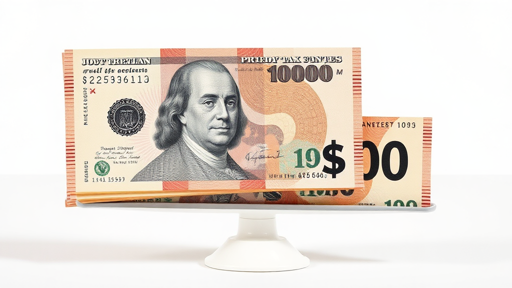 세전 vs 세후 금액 비교 (realistic 스타일)