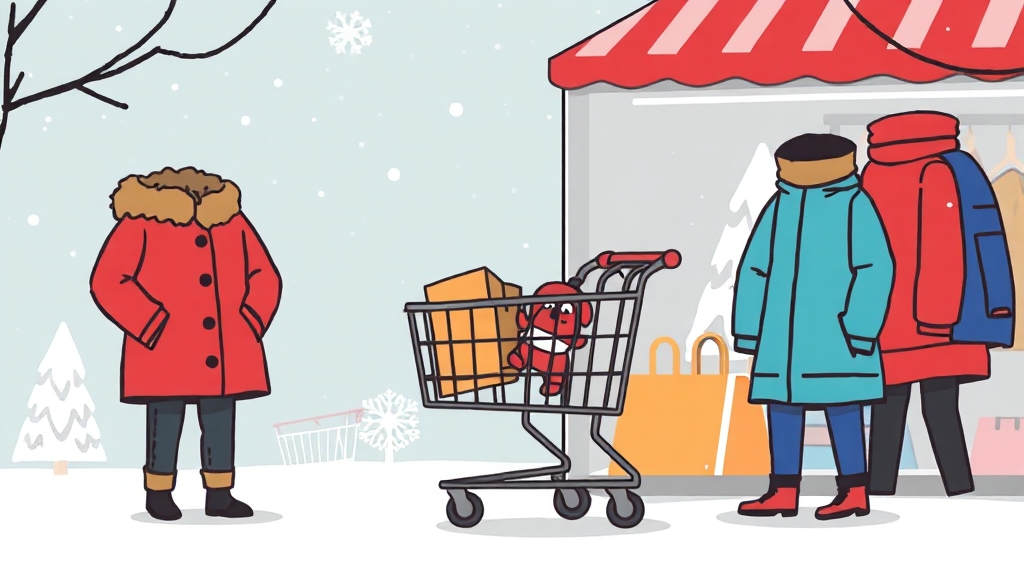 유니클로 세일 구매 꿀팁 (cartoon 스타일)