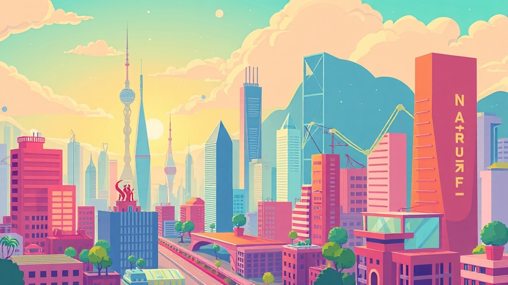 AI 기술, 성장의 숨은 주역 (cartoon 스타일)