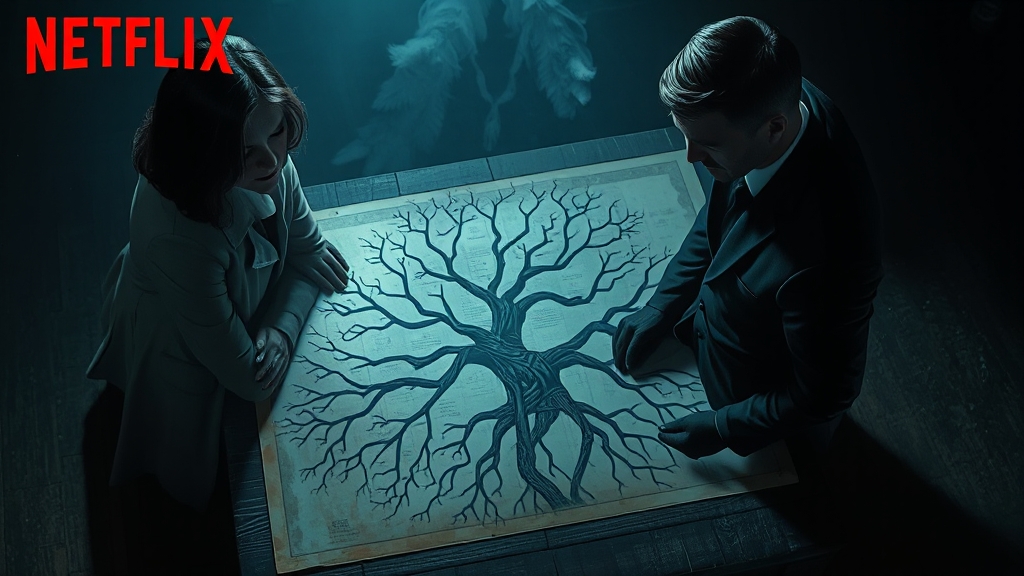 장르별 추천 넷플릭스 시리즈 (realistic 스타일)