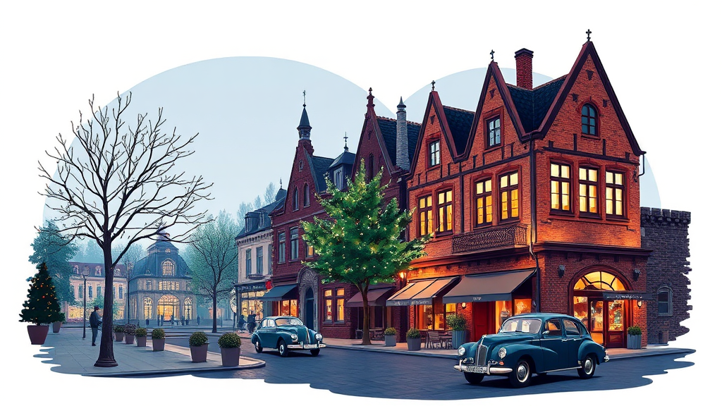 루덴시아 테마파크, 놓치면 후회할 포토 스팟과 야경 명소 (illustration 스타일)