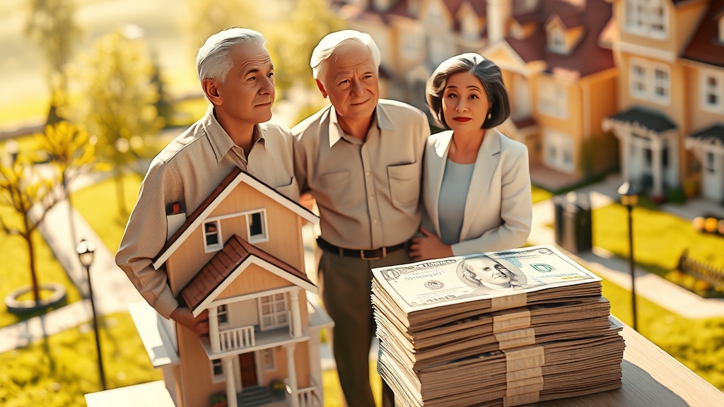 주택연금, 어떤 방식으로 받을 수 있나요? (realistic 스타일)