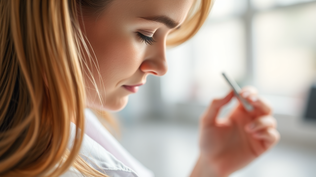 탈모 치료 시장 변화 및 전망 (realistic 스타일)