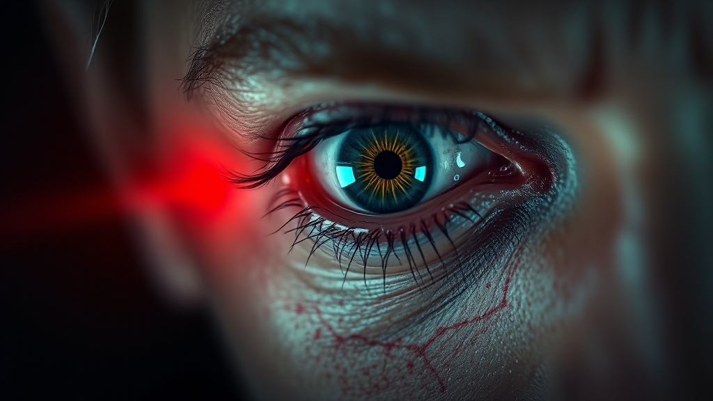 눈, 콩팥, 신경 합병증 집중 분석 (realistic 스타일)