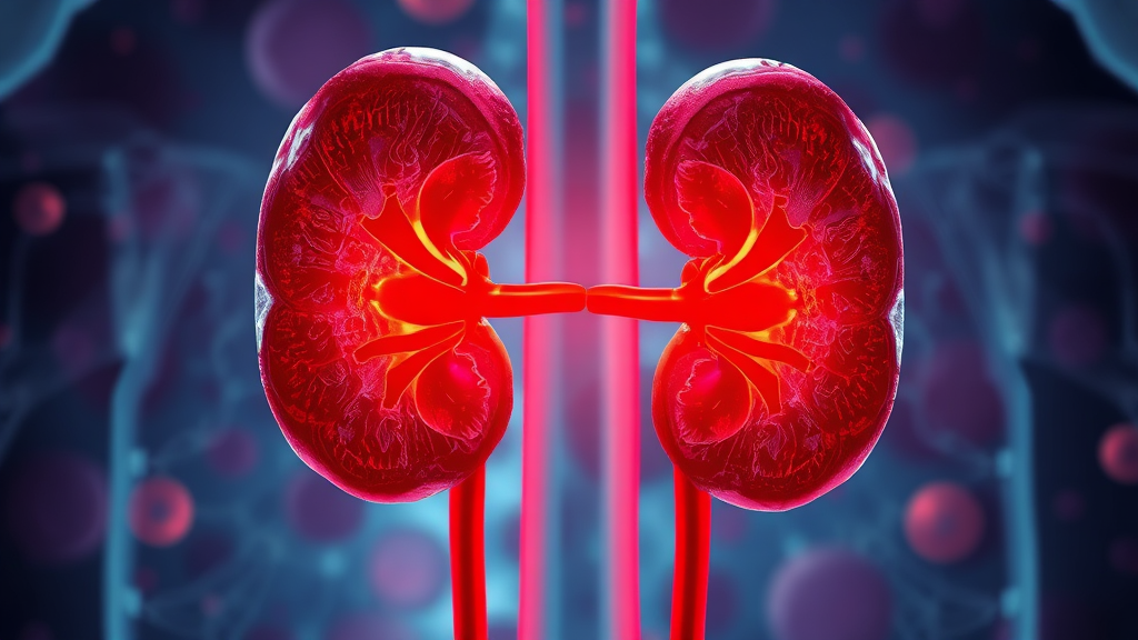 크레아티닌과 신장 기능 (realistic 스타일)