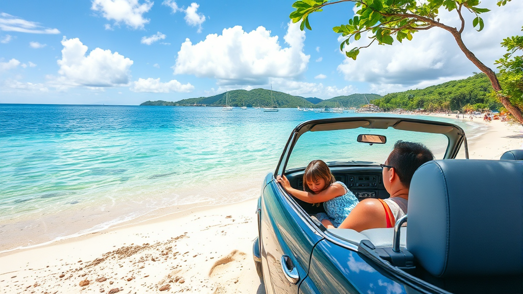 오키나와 여행 꿀팁 (realistic 스타일)