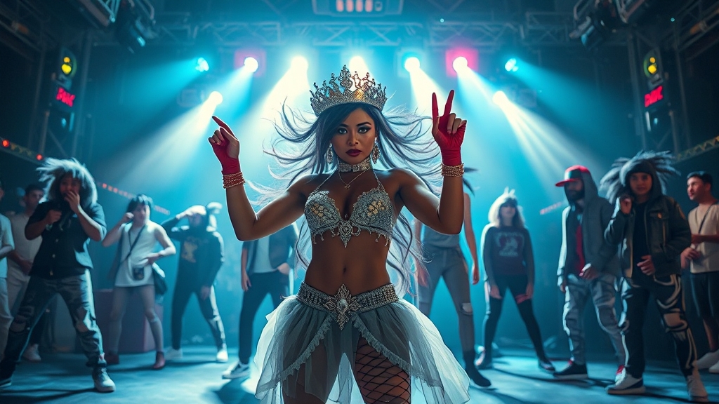 힙합 프린세스 개요 (realistic 스타일)