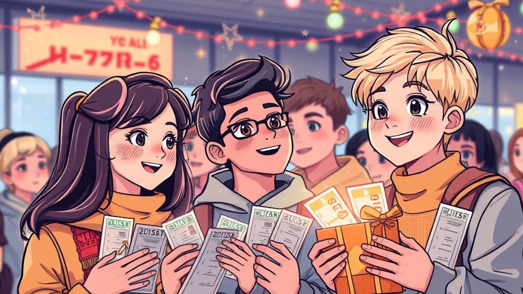 수험표 할인, 준비물은? (illustration 스타일)