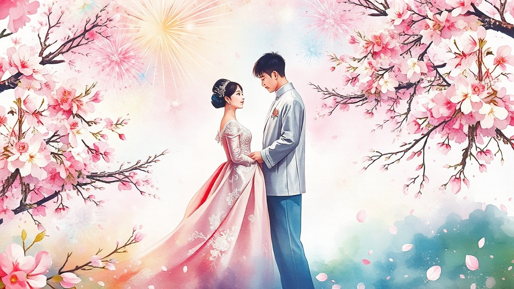 춘향제 기본 정보 (watercolor 스타일)