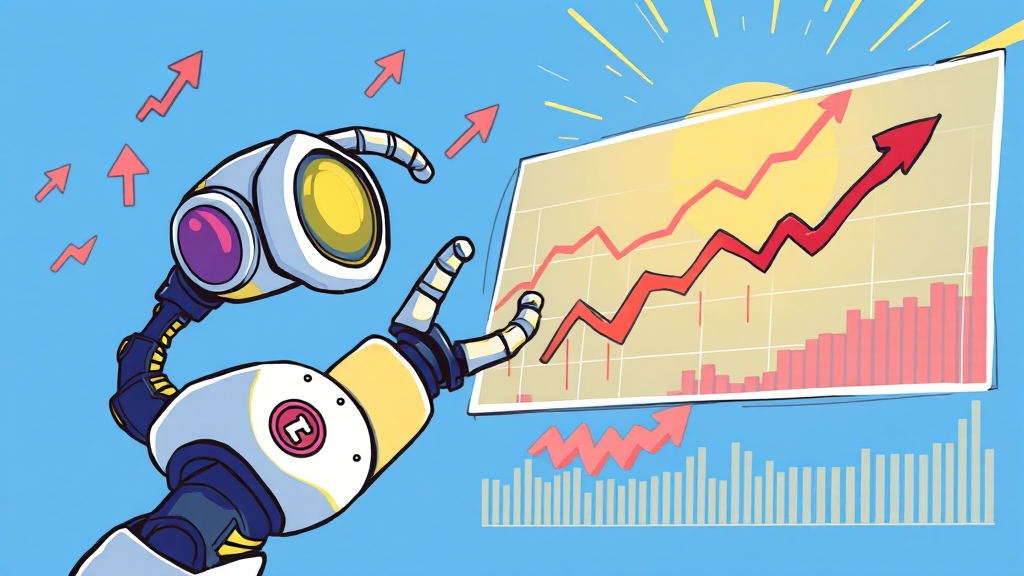 기술적 분석 및 매매 전략 (cartoon 스타일)