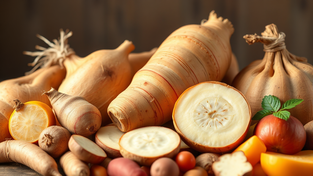 마 종류, 뭐가 다를까요? (realistic 스타일)