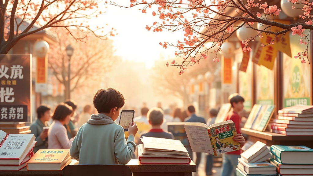 나만의 책을 찾아서: 후보 도서 투표 참여 방법 (realistic 스타일)