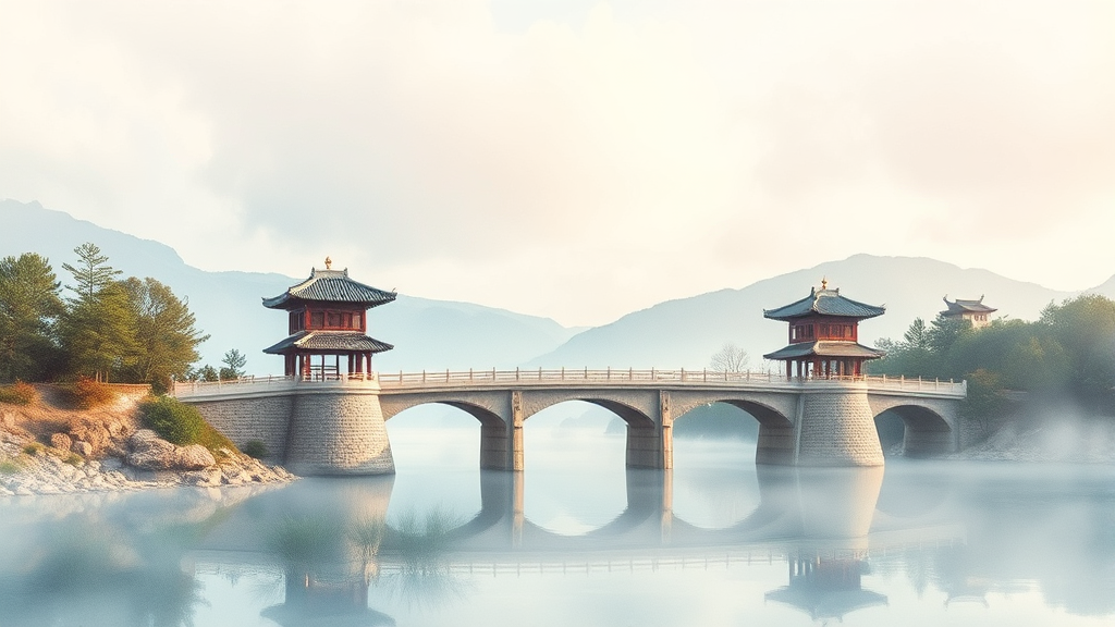 선암사 승선교: 그림 같은 풍경과 사진 명소 (watercolor 스타일)