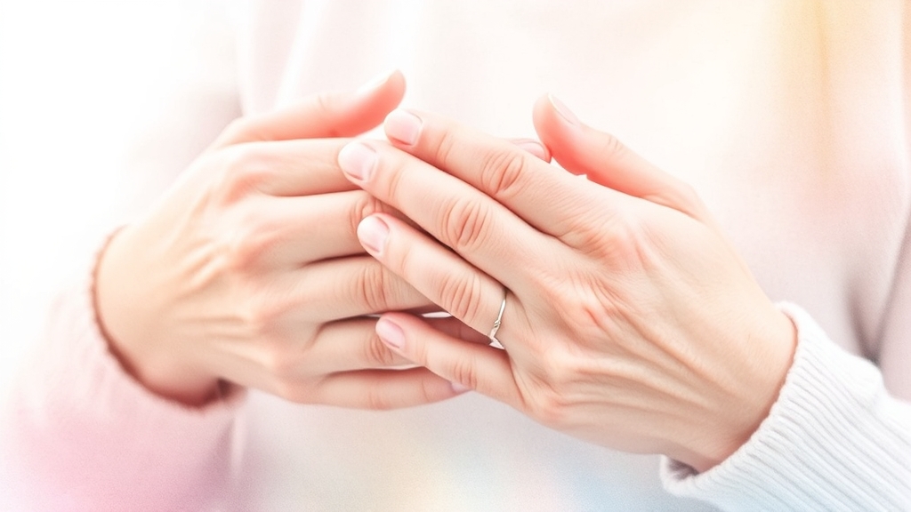 갱년기 관절통 관리 시 주의사항 (watercolor 스타일)