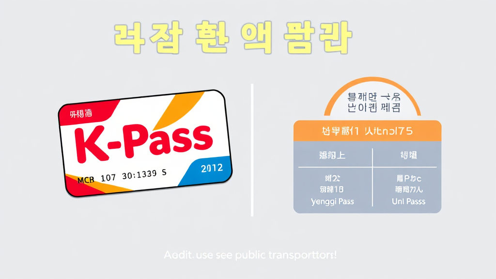 K-패스, 경기패스 차이점 (cartoon 스타일)