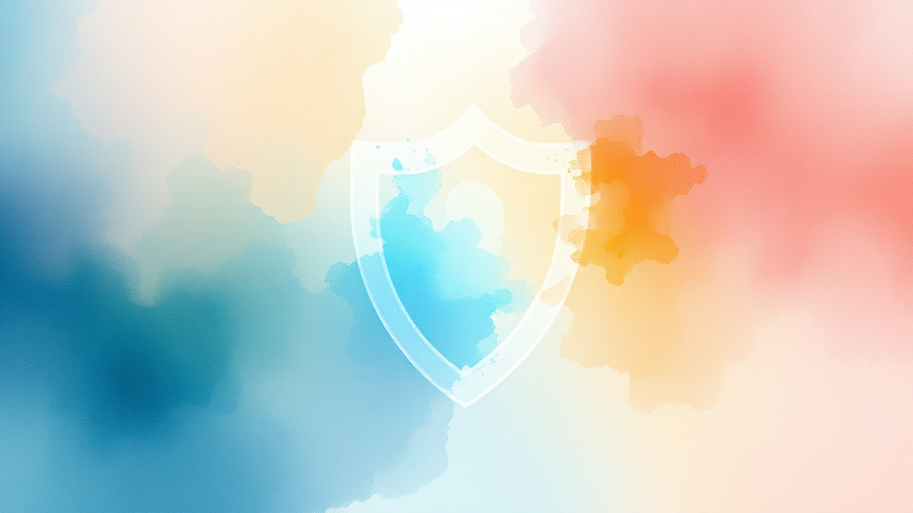 개인정보 유출 시, 이렇게 대처하세요! (watercolor 스타일)