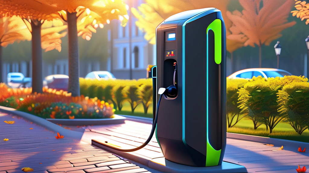 새로운 전기차 충전 요금 할인 정책의 핵심 (realistic 스타일)