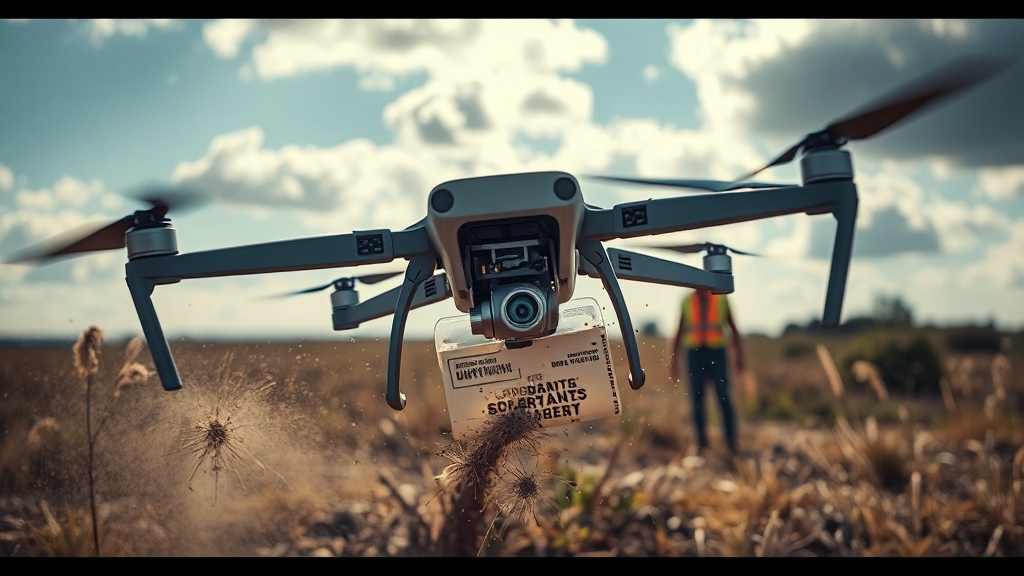 드론 사고 예방 (realistic 스타일)