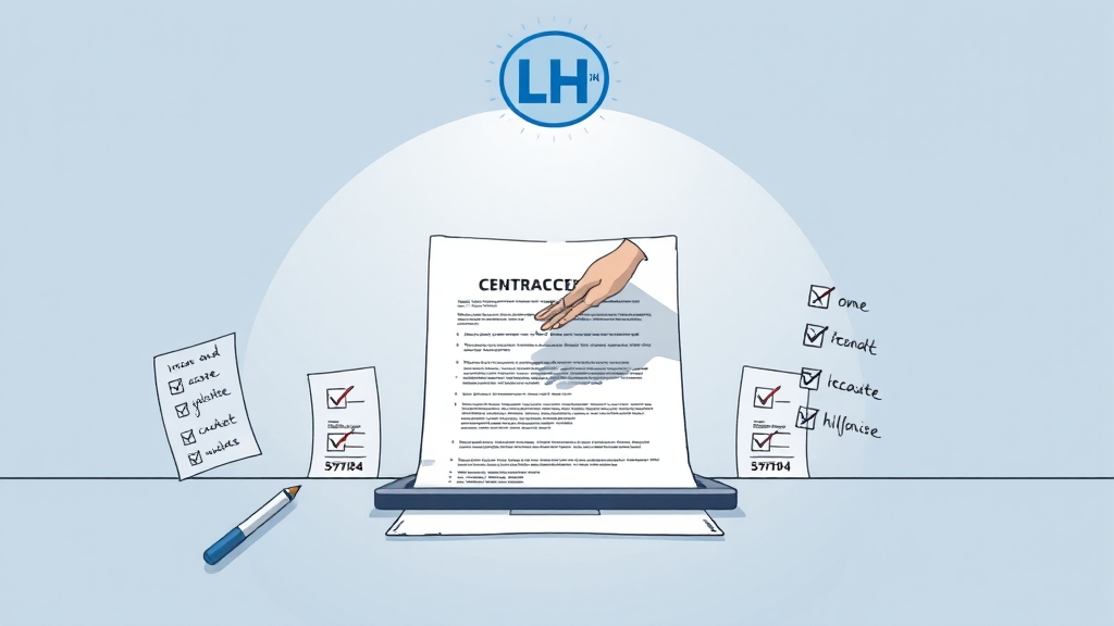 임대차 계약, 주의사항 (illustration 스타일)