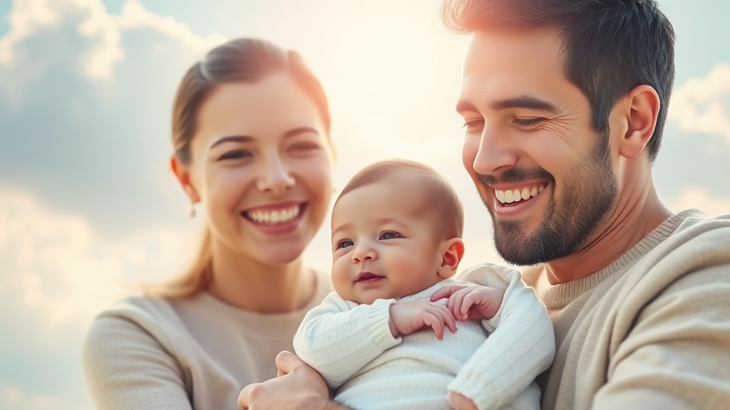 부모급여, 무엇일까요? (realistic 스타일)