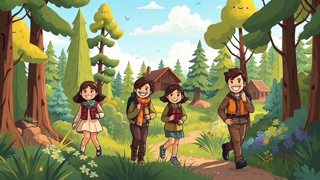 액티비티 & 주변 관광 (cartoon 스타일)