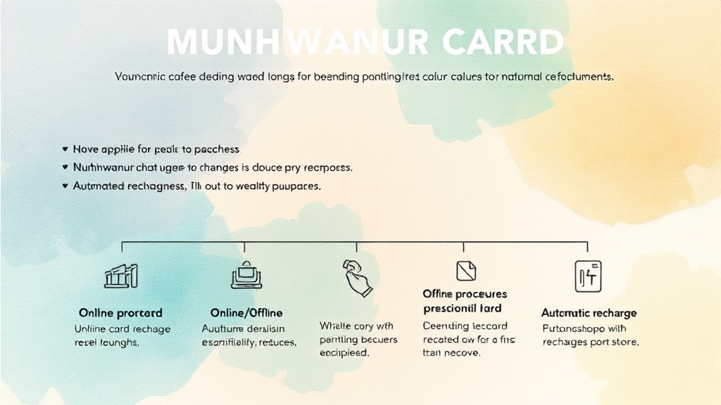 신청부터 발급까지: 2026년 문화누리카드 신청 방법 (watercolor 스타일)