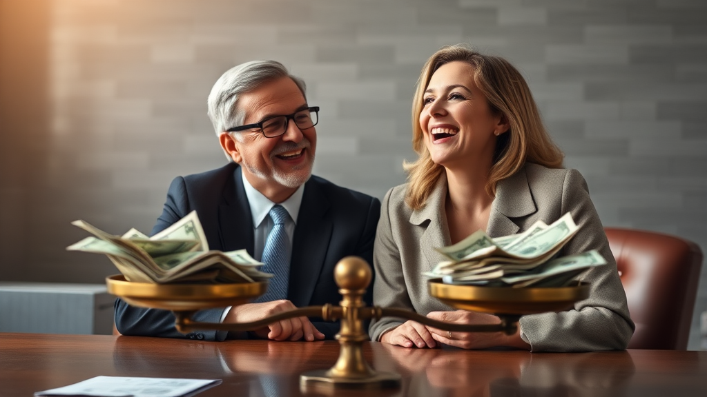 개인 vs 법인, 세금 차이는? (realistic 스타일)