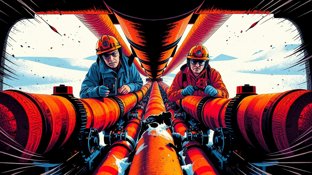 배관 문제, 꼼꼼히 살펴봐야 (popart 스타일)