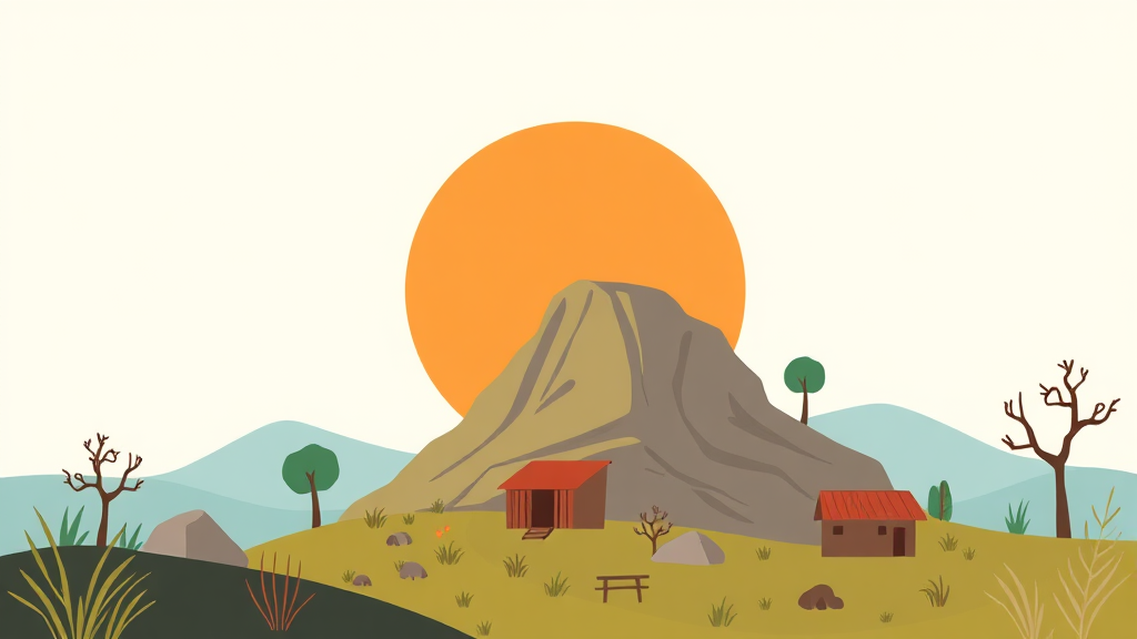 조상땅 찾기 서비스, 어떤 점이 개선되었나요? (illustration 스타일)