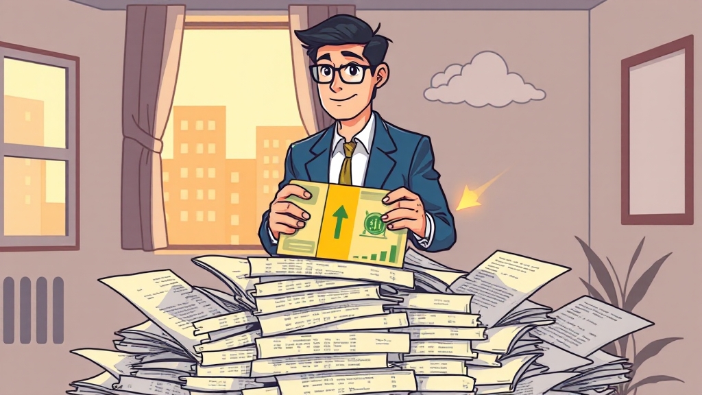 개인사업자 주택담보대출: 심사 기준 및 절차 (cartoon 스타일)